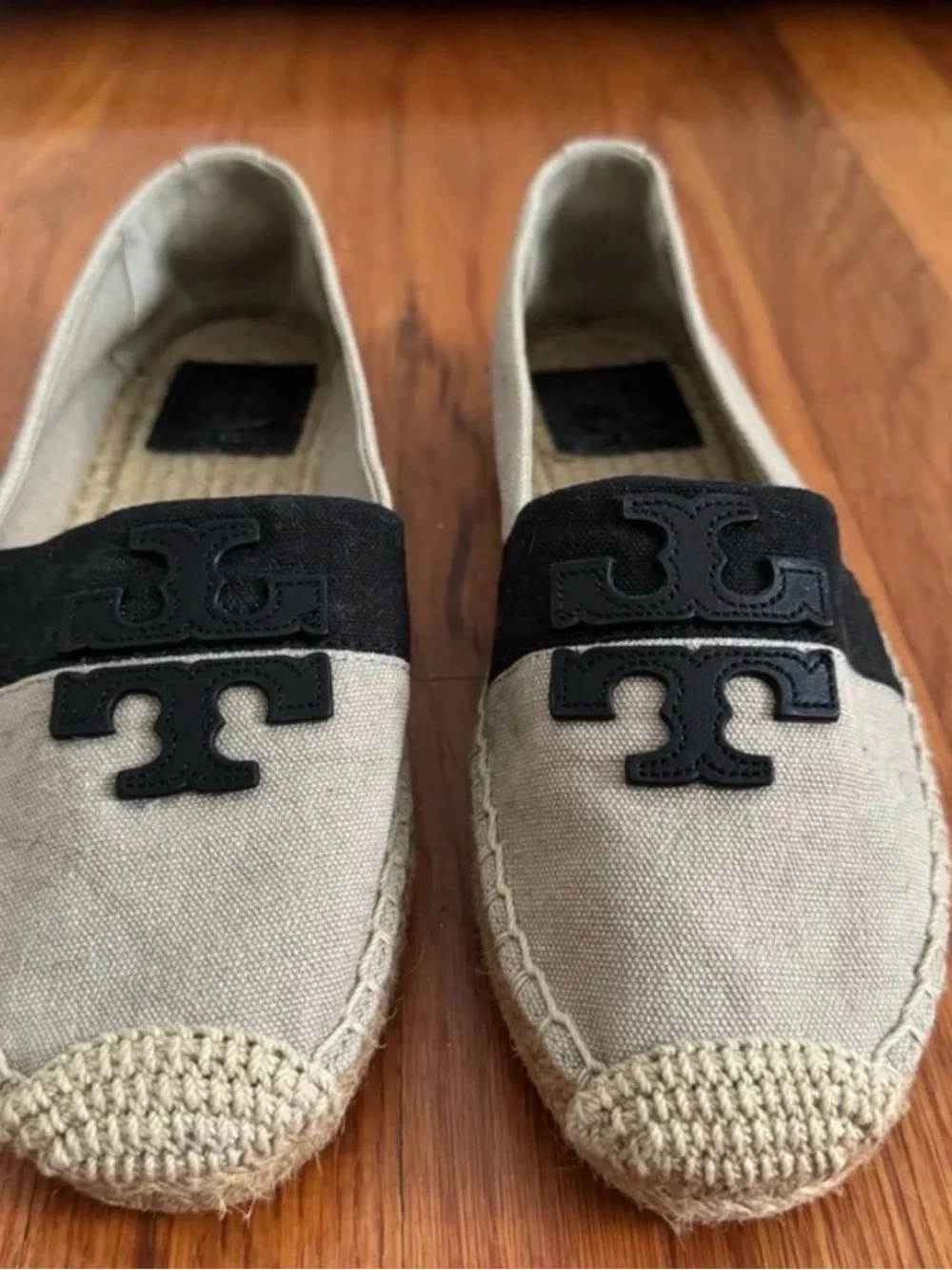 Tory Burch beige canvas